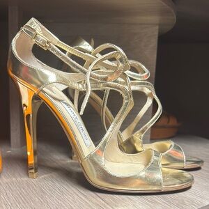 Elegant Gold High Heels